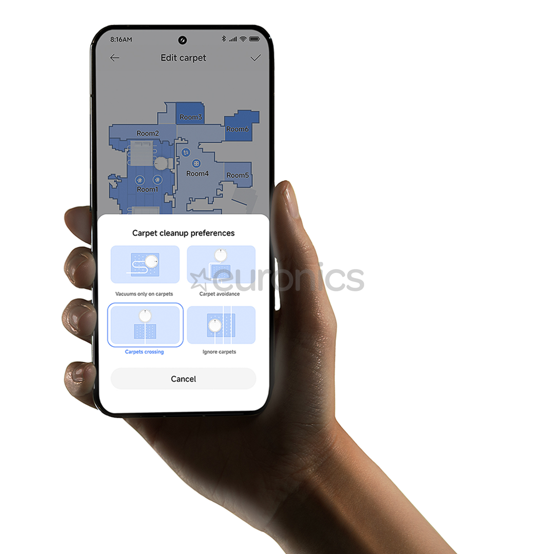 Xiaomi Vacuum H40, wet & dry, white - Robot vacuum cleaner
