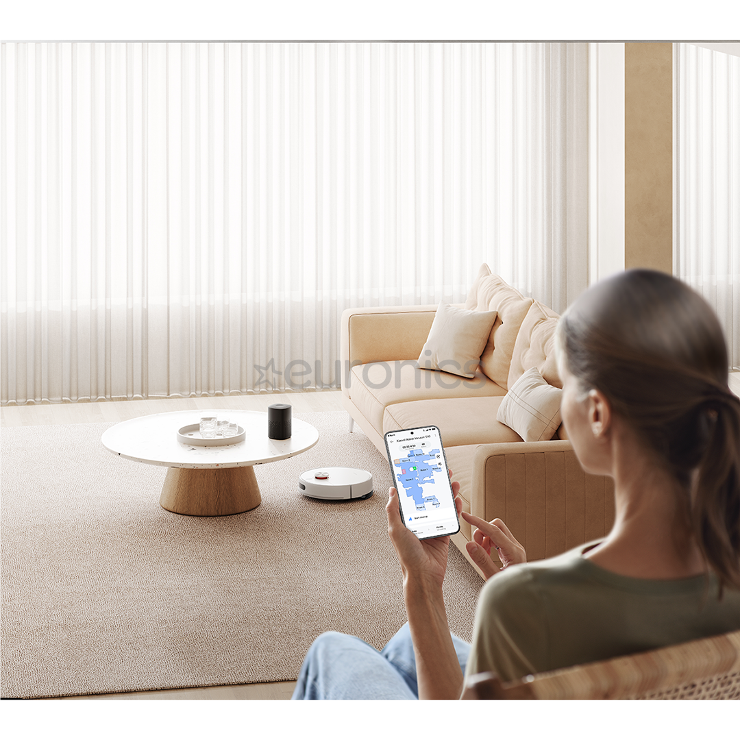 Xiaomi Vacuum S40, сухая и влажная уборка, белый - Робот-пылесос