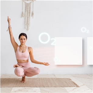 Aeno Premium Eco Smart Quadro, 500 W, white - Wall heater