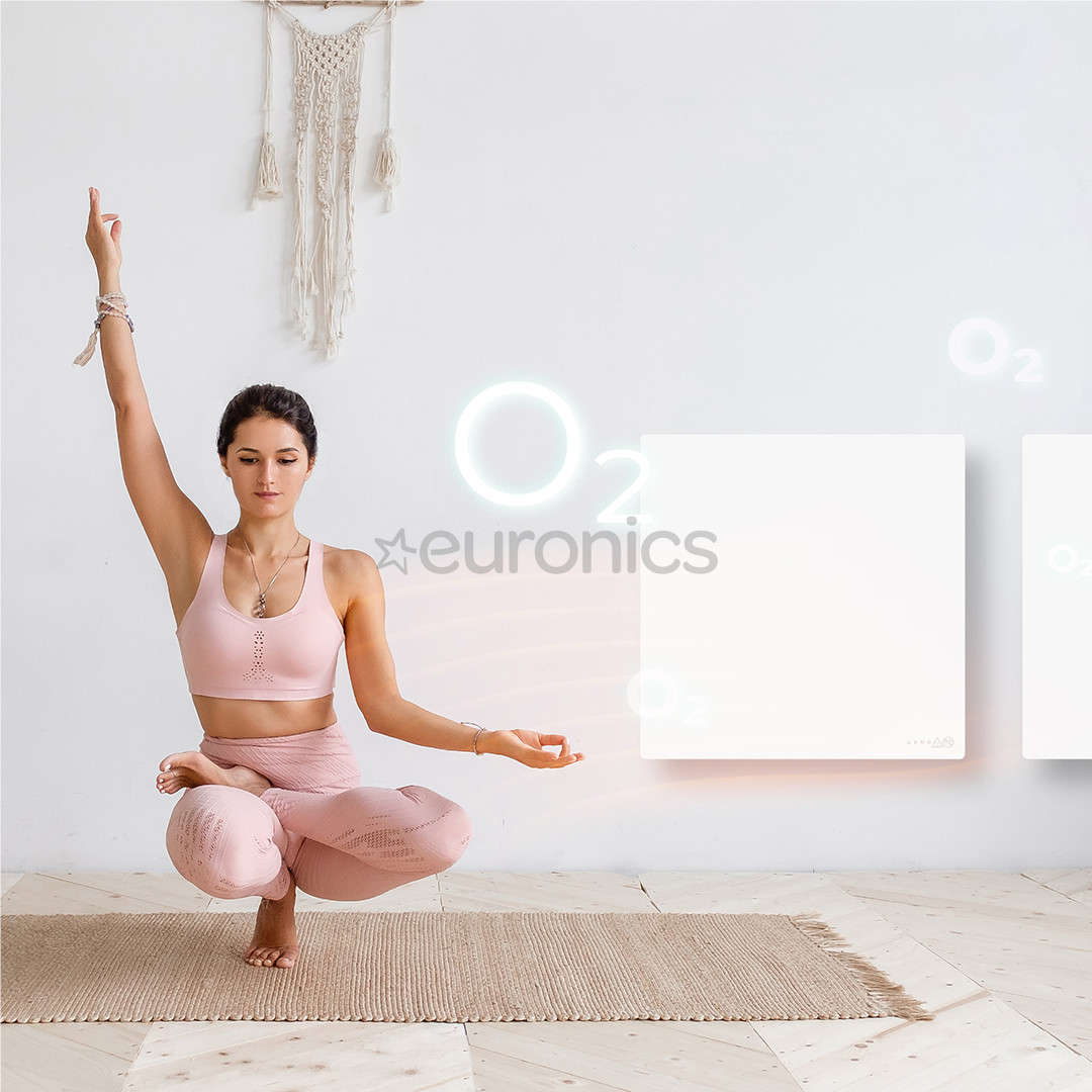 Aeno Premium Eco Smart Quadro, 500 W, valge - Kütteseade seinale