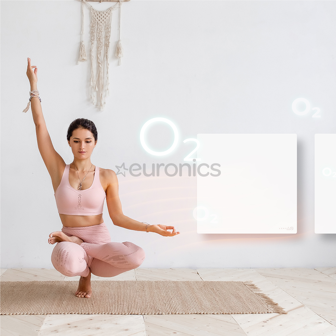 Aeno Premium Eco Smart Quadro, 500 W, white - Wall heater