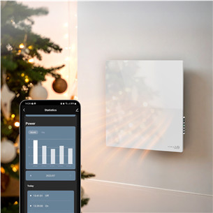 Aeno Premium Eco Smart Quadro, 500 W, valge - Kütteseade seinale