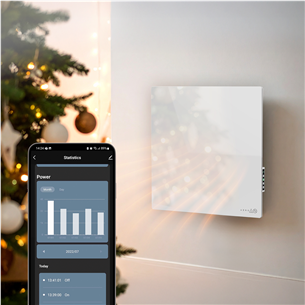 Aeno Premium Eco Smart Quadro, 500 W, white - Wall heater