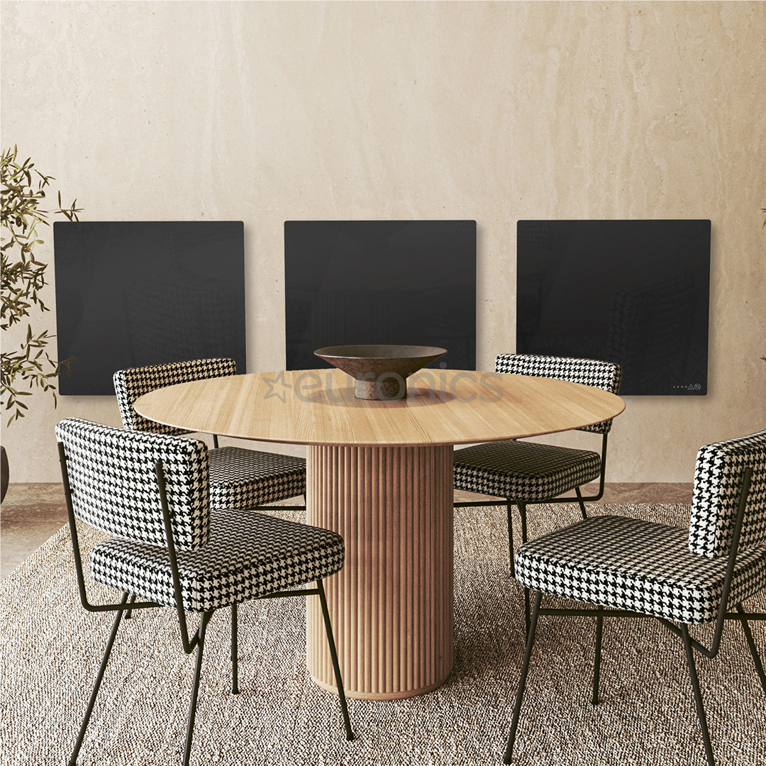 Aeno Premium Eco Smart Quadro, 500 W, must - Kütteseade seinale