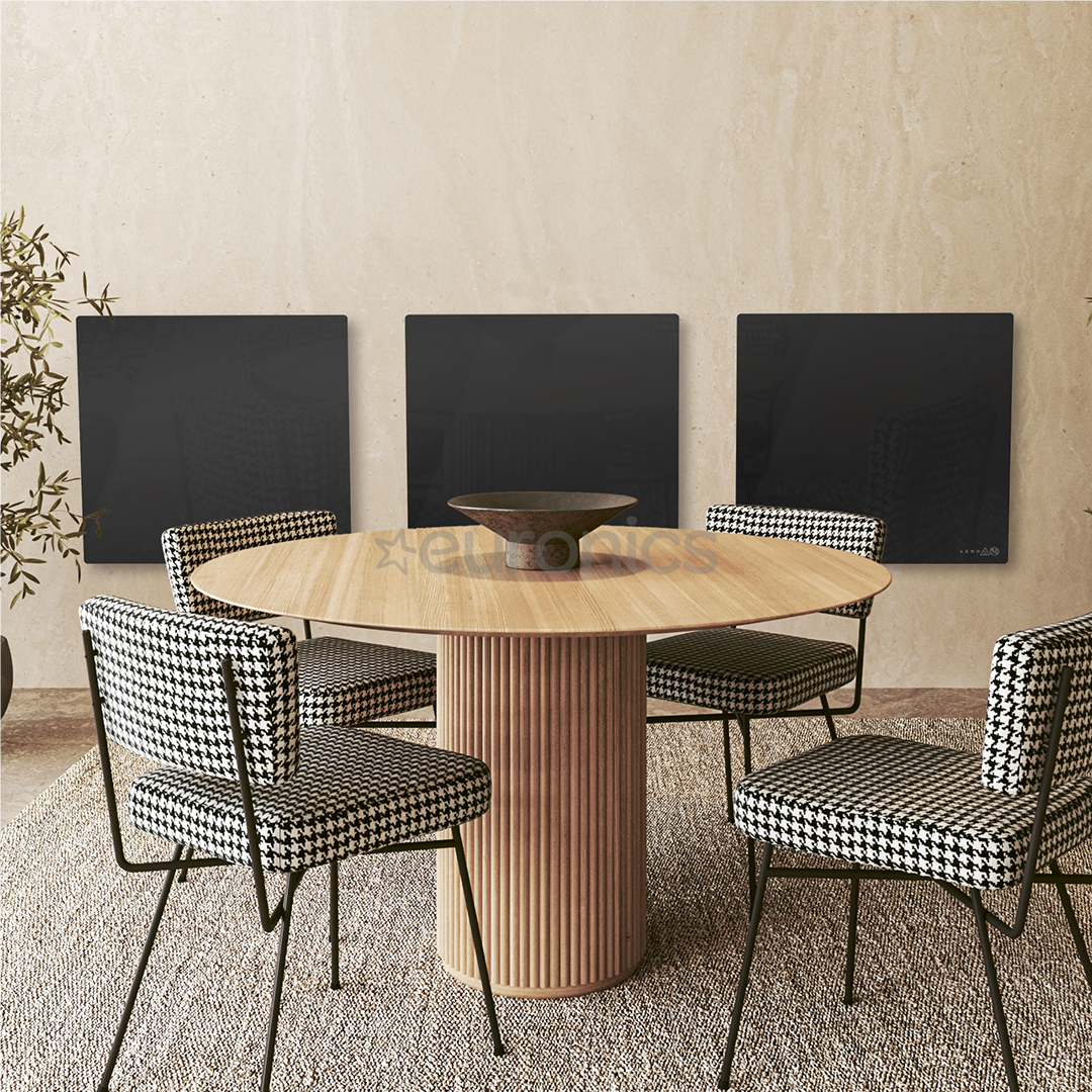 Aeno Premium Eco Smart Quadro, 500 W, black - Wall heater