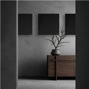 Aeno Premium Eco Smart Quadro, 500 W, black - Wall heater