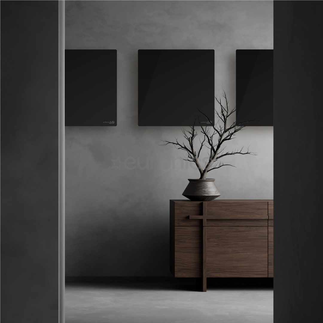 Aeno Premium Eco Smart Quadro, 500 W, must - Kütteseade seinale