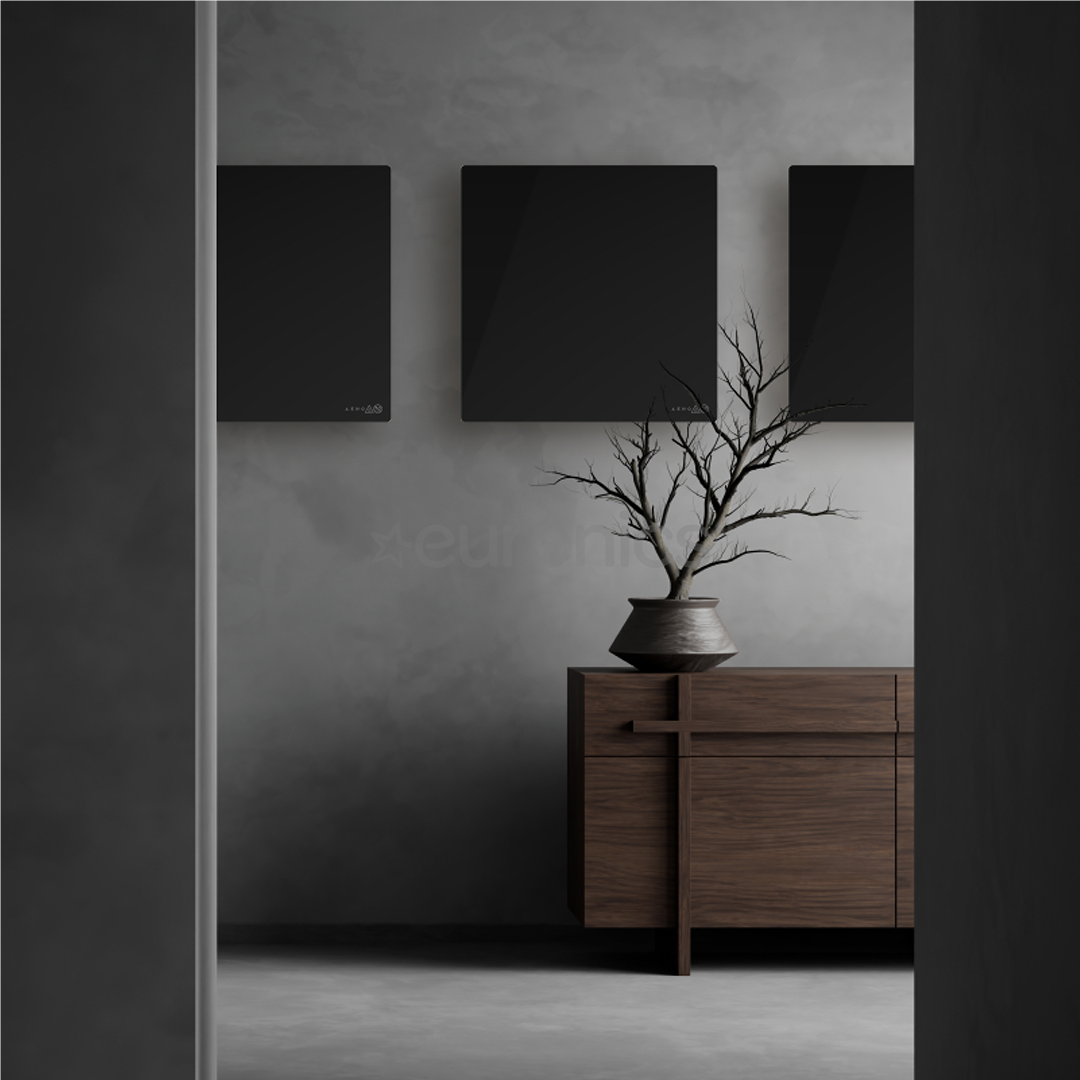 Aeno Premium Eco Smart Quadro, 500 W, black - Wall heater