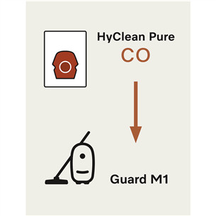 Miele CO XL HyClean Pure, Guard M1, 8 tk - Tolmukotid