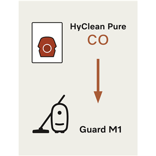 Miele CO XL HyClean Pure, Guard M1, 8 tk - Tolmukotid