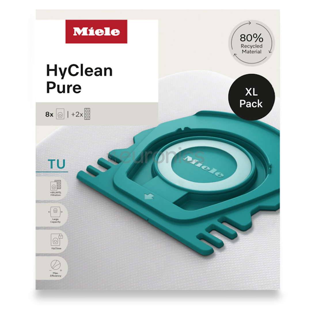 Miele TU XL HyClean Pure, Guard L1 & Guard S1, 8 pcs - Dust bags