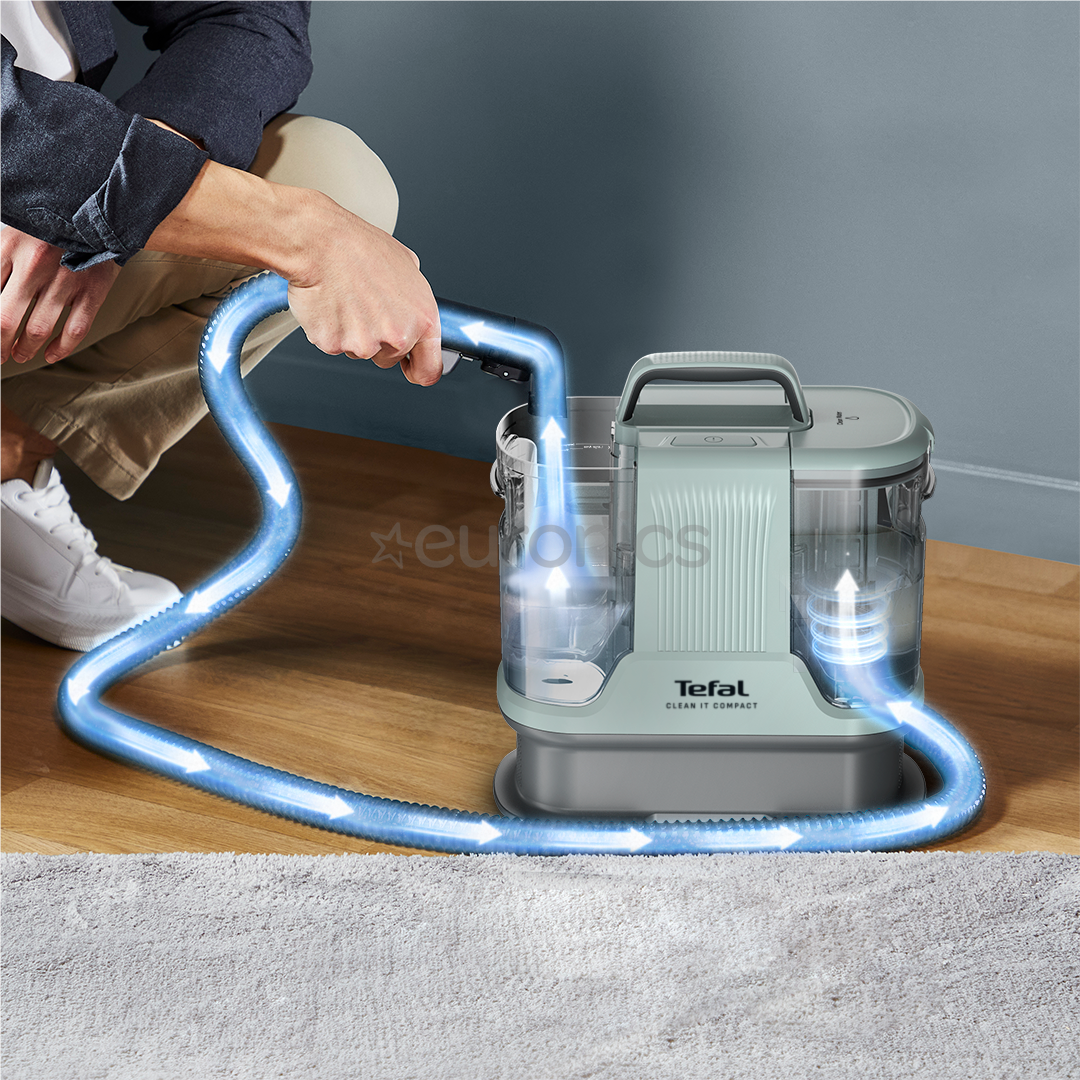 Tefal Clean It Compact, roheline - Tekstiilipesur