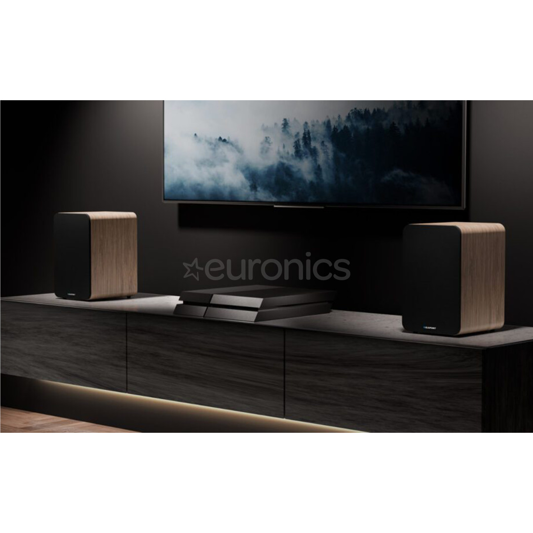 Blaupunkt BS50, pruun - Juhtmevabad riiulikõlarid