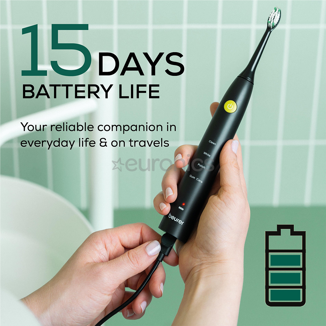 Beurer SC 30, black - Electric Sonic toothbrush