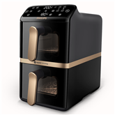 Philips Airfryer 4000 Series Stacked Dual Basket, 2300 W, 10 L, must - Kuumaõhufritüür