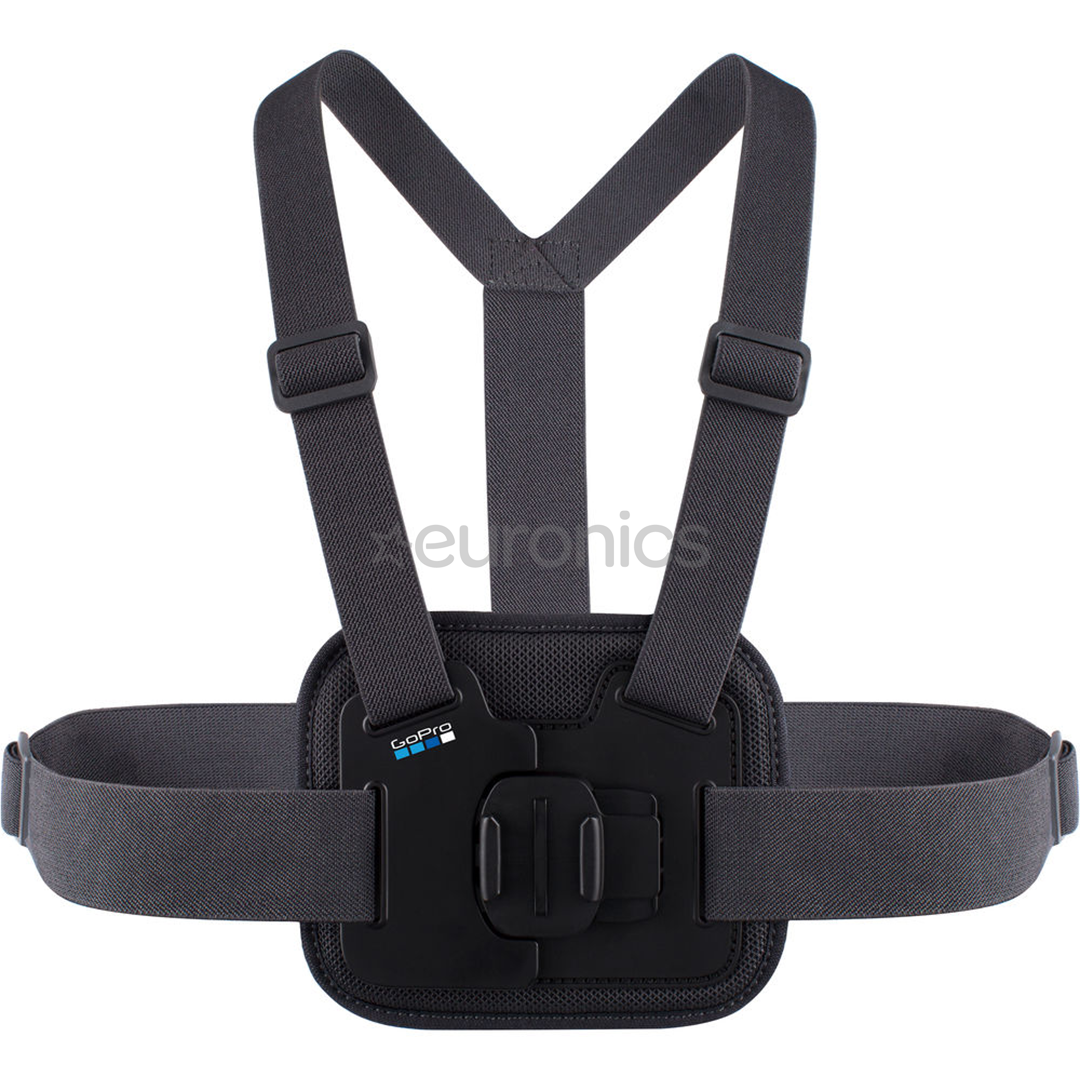GoPro Chesty, must - Kaamera rakmekinnitus rinnale