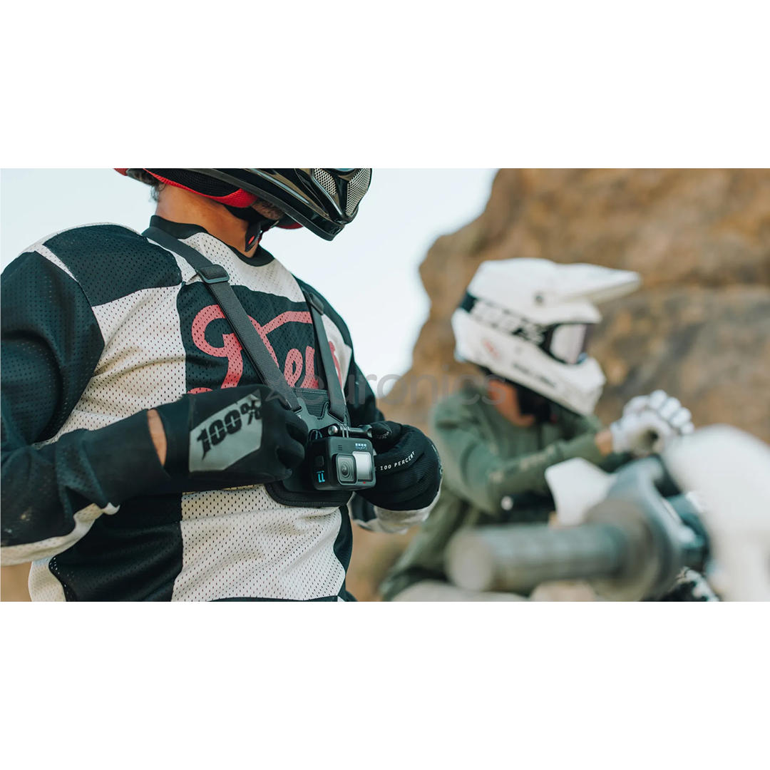 GoPro Chesty, must - Kaamera rakmekinnitus rinnale