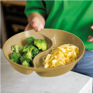 Koziol Connect Separee, 1.5 L, brown - Bowl with Lid