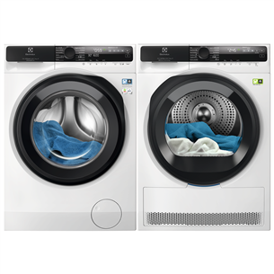 Electrolux, 9 кг + 9 кг - Стиральная машина + сушильная машина EW7F5692QE+EW8D585UC
