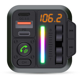 Nedis Car FM Transmitter Fixed, black - FM transmitter