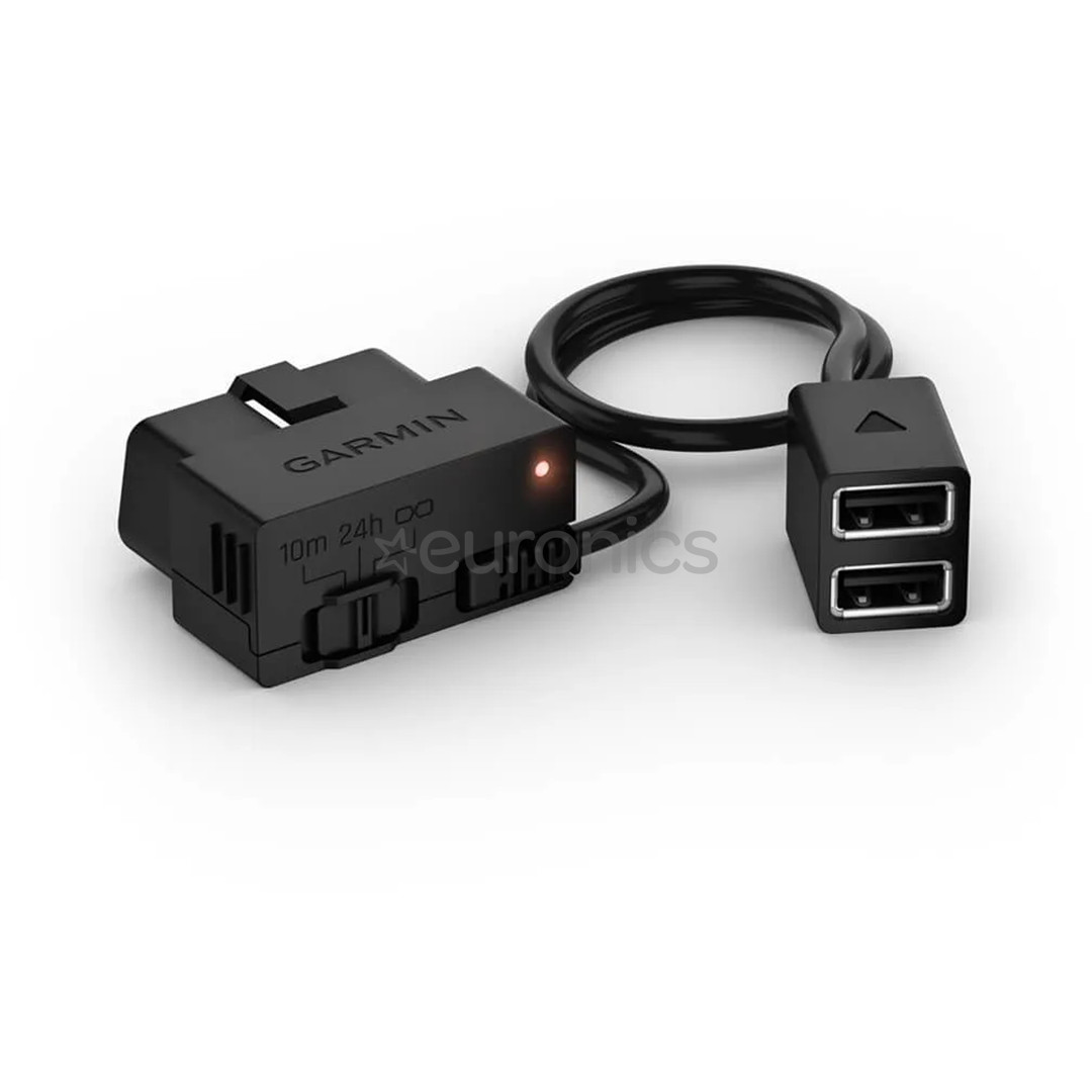 Garmin Constant Power Cable, must - Videoregistraatori tarvik