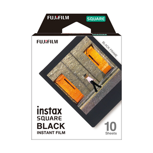 Fuji Instax Square Film Black Frame, 10 tk - Fotopaber 8720094754345