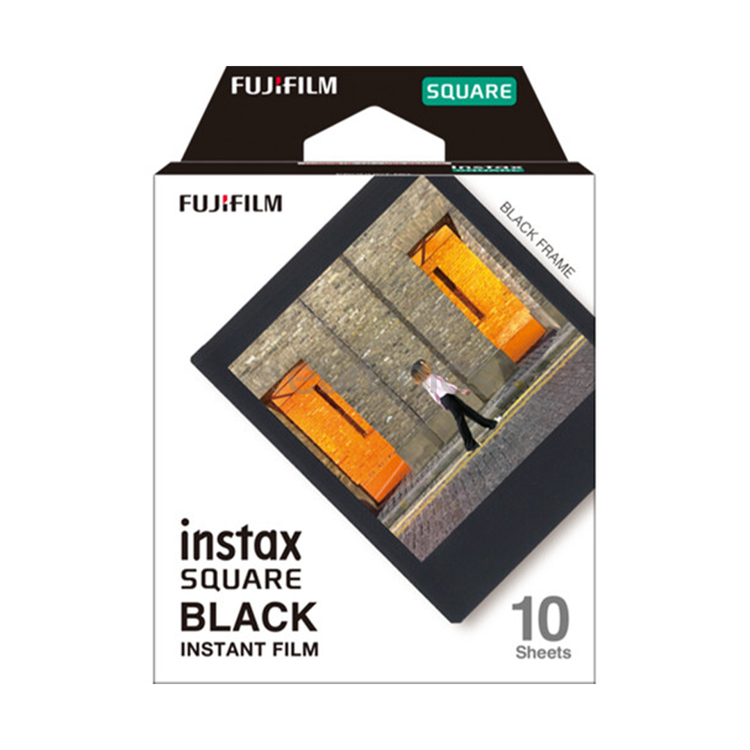Fuji Instax Square Film Black Frame, 10 tk - Fotopaber