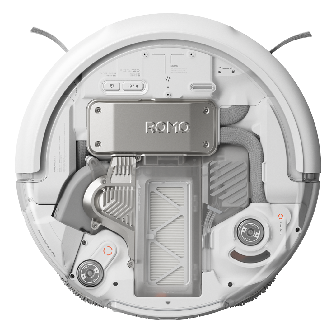 Dji Romo P, transparent - Robot vacuum cleaner
