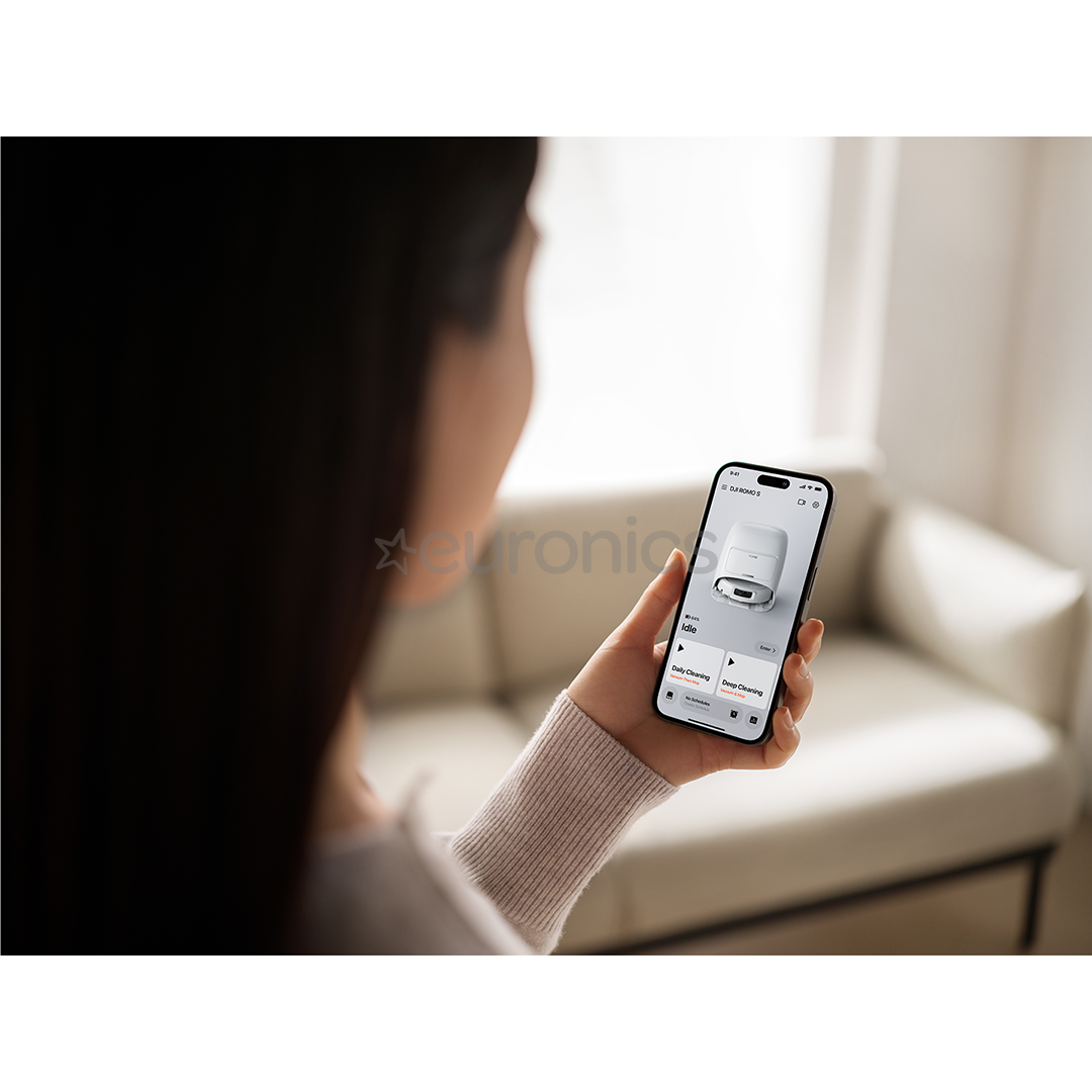 DJI Romo S, wet & dry, white - Robot vacuum cleaner