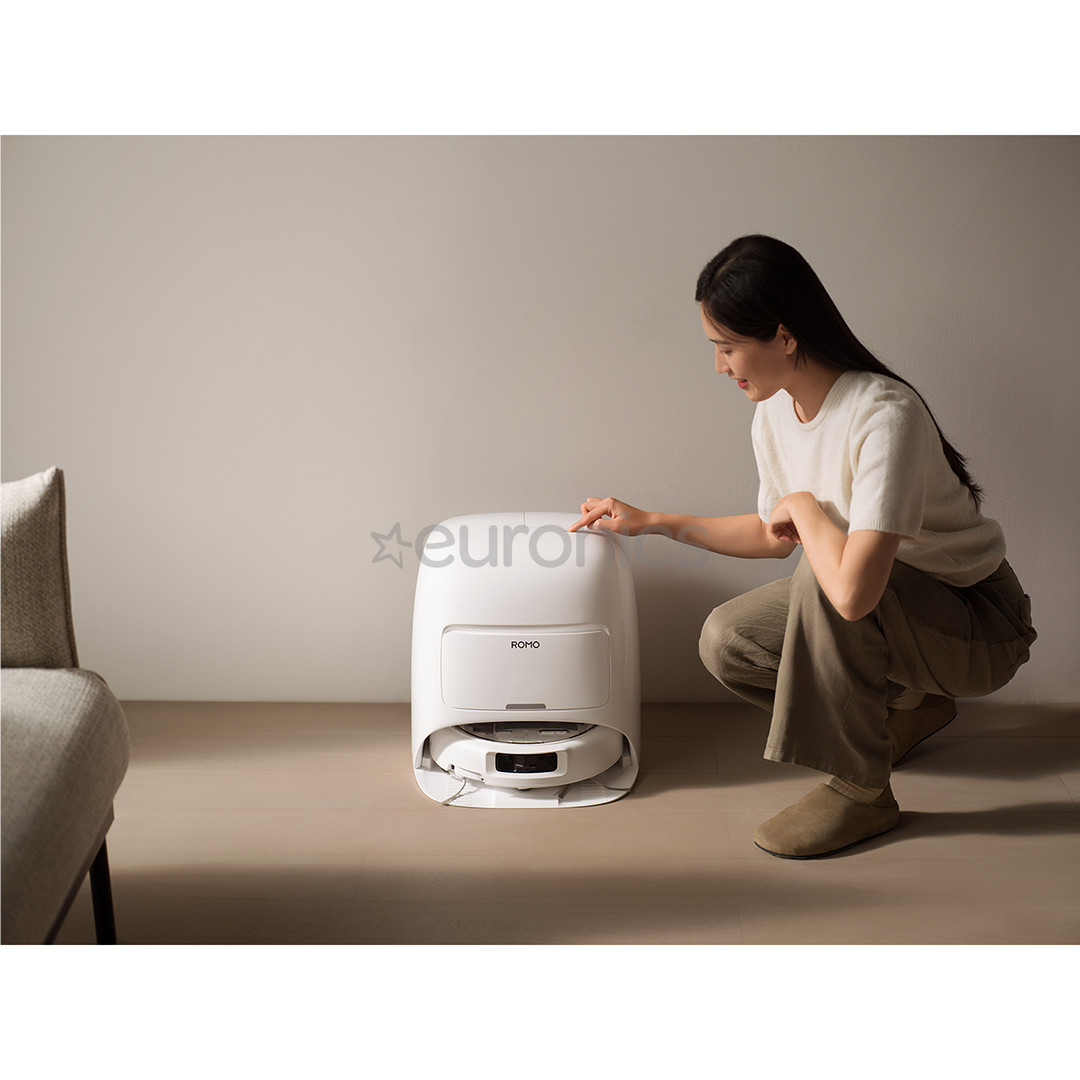 DJI Romo A, märg- ja kuivpuhastus, valge/läbipaistev - Robottolmuimeja