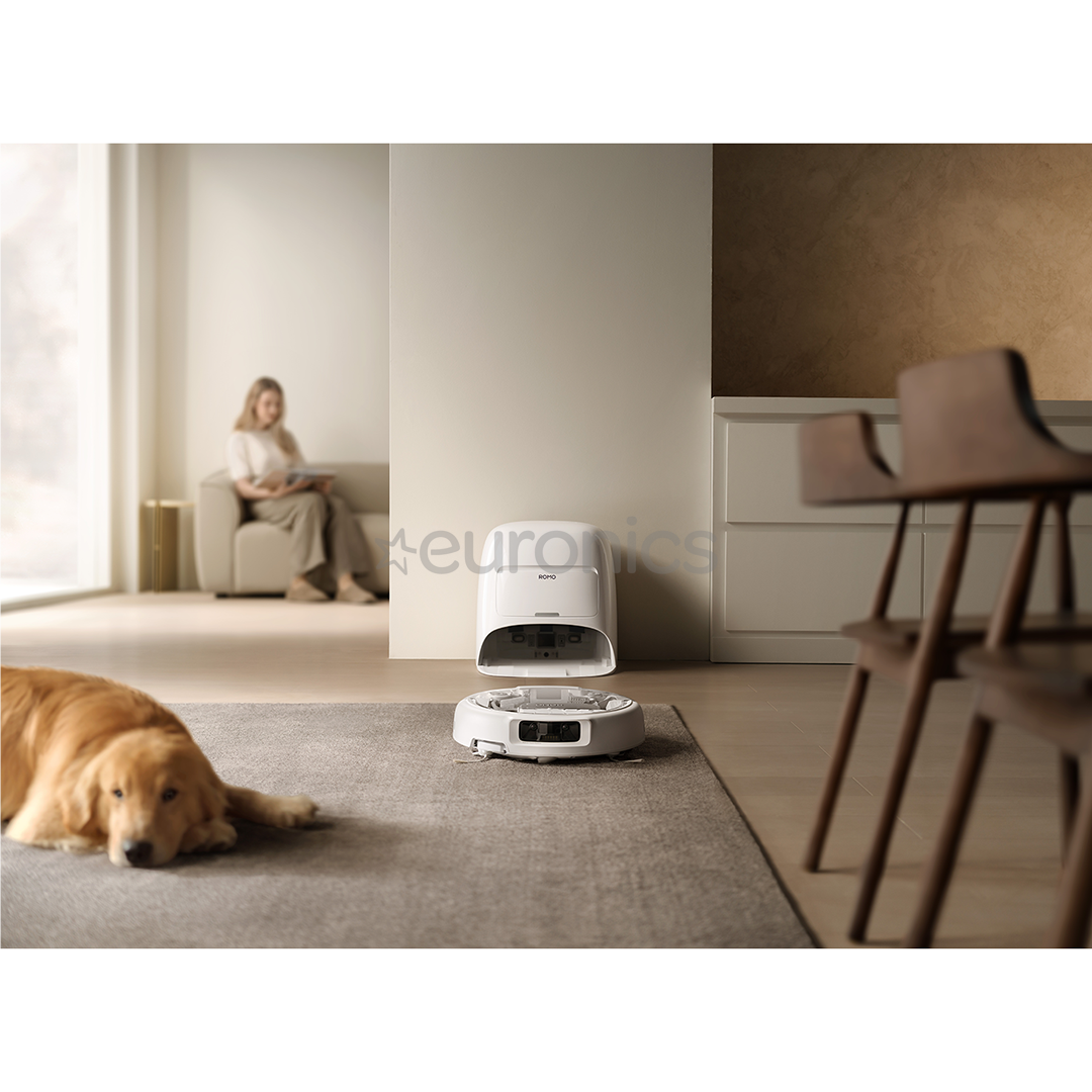DJI Romo A, wet & dry, white/transparent - Robot vacuum cleaner