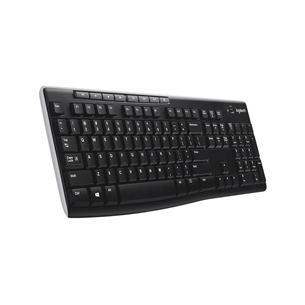 Logitech K270, SWE, must - Juhtmevaba klaviatuur