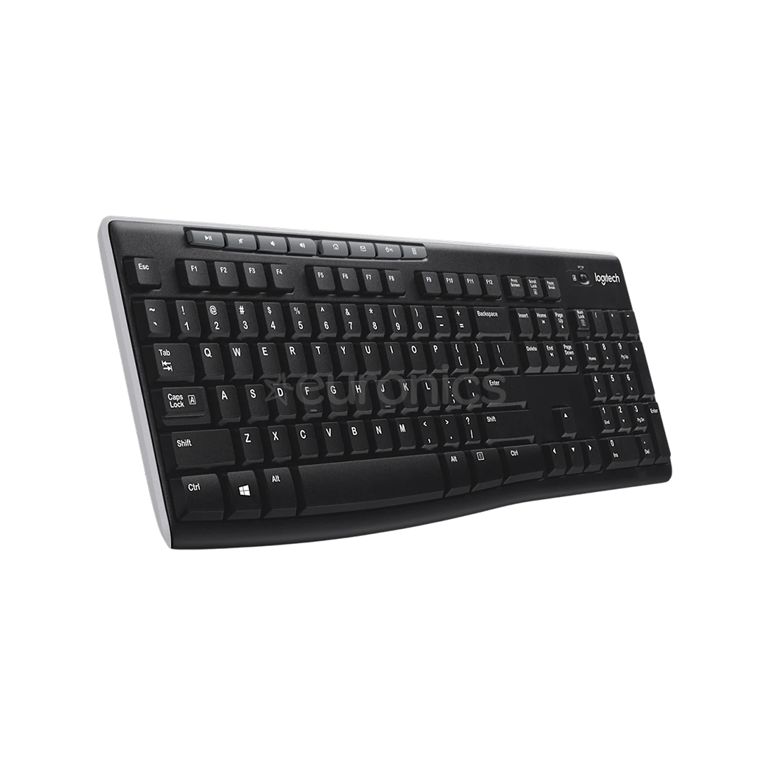 Logitech K270, SWE, must - Juhtmevaba klaviatuur