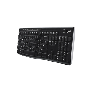 Logitech K270, SWE, must - Juhtmevaba klaviatuur