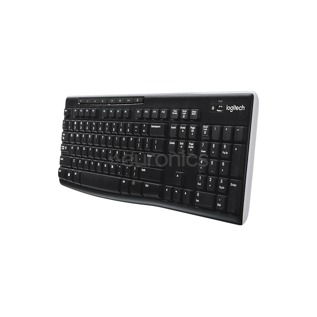 Logitech K270, SWE, must - Juhtmevaba klaviatuur