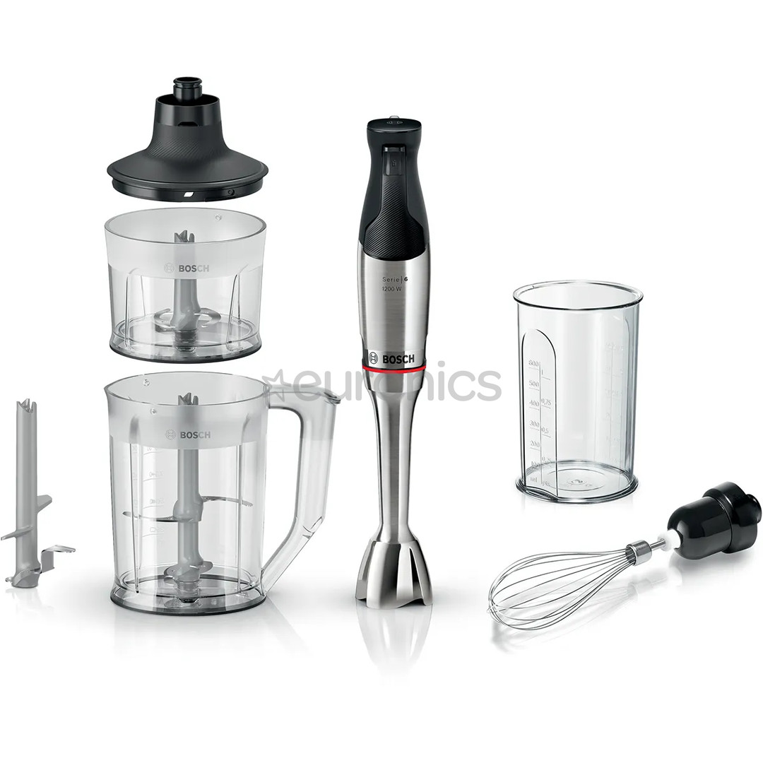 Bosch ErgoMaster, Series 6, 1200 W, stainless steel - Hand blender