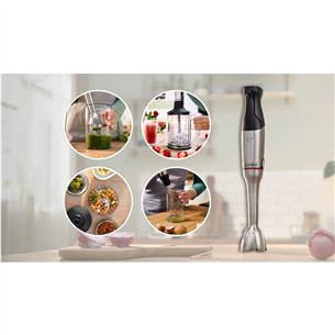 Bosch ErgoMaster, Series 6, 1200 W, stainless steel - Hand blender