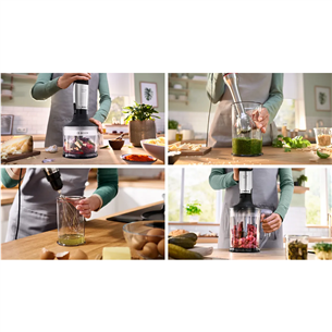 Bosch ErgoMaster, Series 6, 1200 Вт, нерж. сталь - Погружной блендер