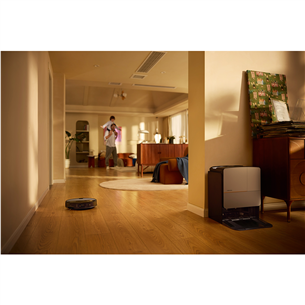 Roborock Saros Z70, сухая и влажная уборка, серебристый - Робот-пылесос