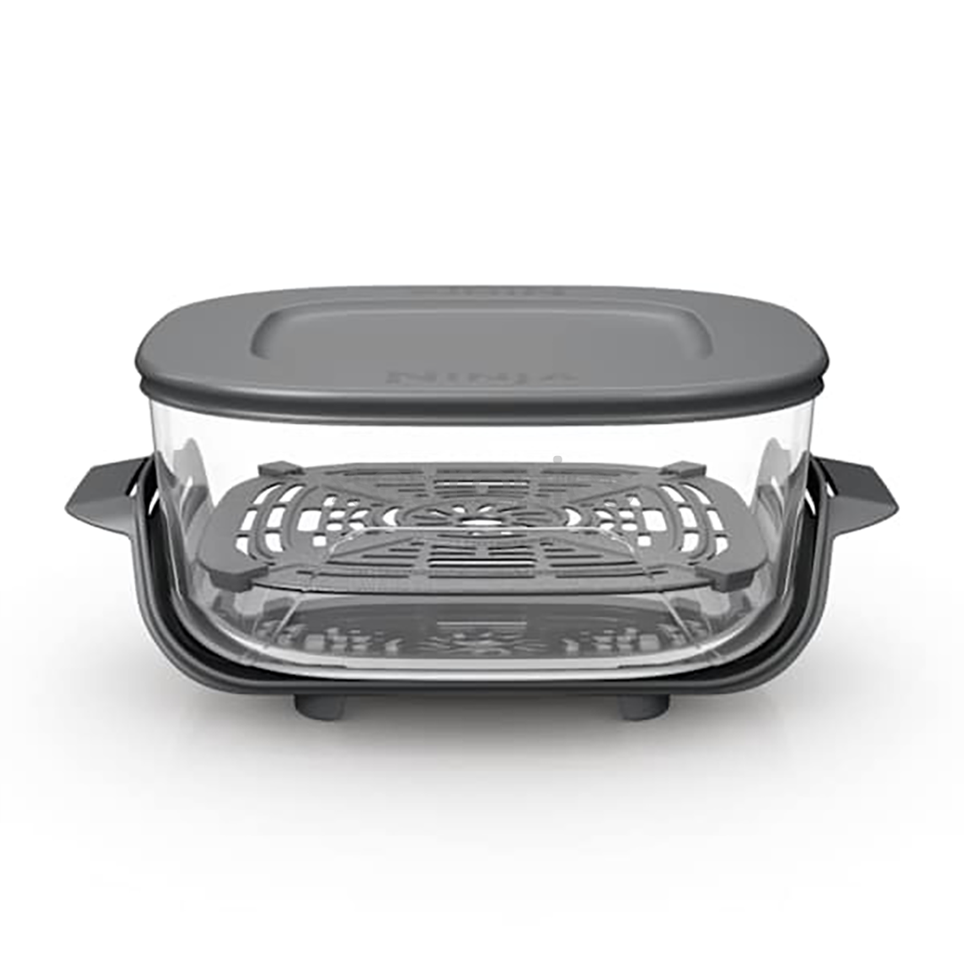 Ninja CRISPi, 3.8 L, CleanCrisp, läbipaistev - Klaasist anum klõpsuga kaanega