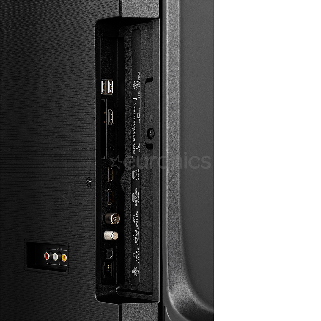 Hisense E7Q, 50'', 4K UHD, QLED, черный - Телевизор