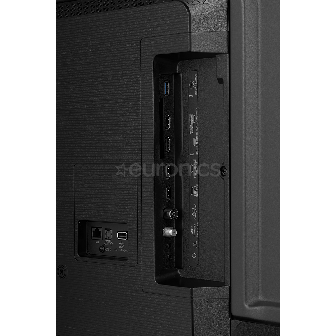 Hisense E7Q PRO, 55'', 4K UHD, QLED, черный - Телевизор