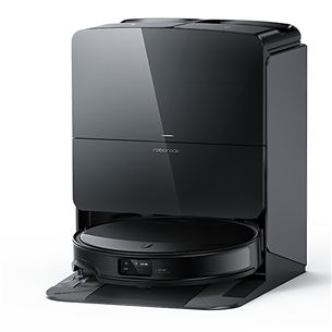 Roborock Saros 10R, сухая и влажная уборка, черный - Робот-пылесос