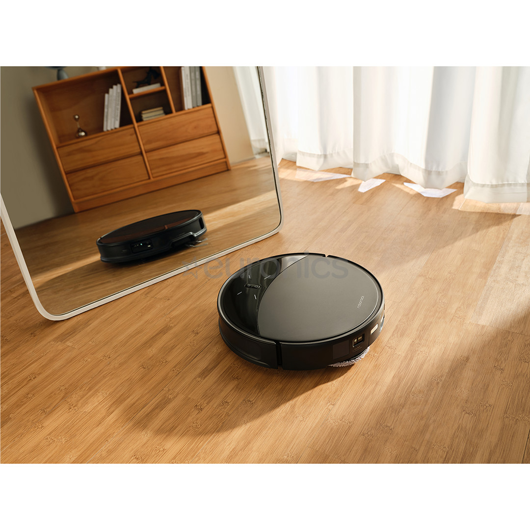 Roborock Saros 10R, wet & dry, black - Robot vacuum cleaner
