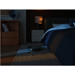 Roborock Saros 10R, сухая и влажная уборка, черный - Робот-пылесос