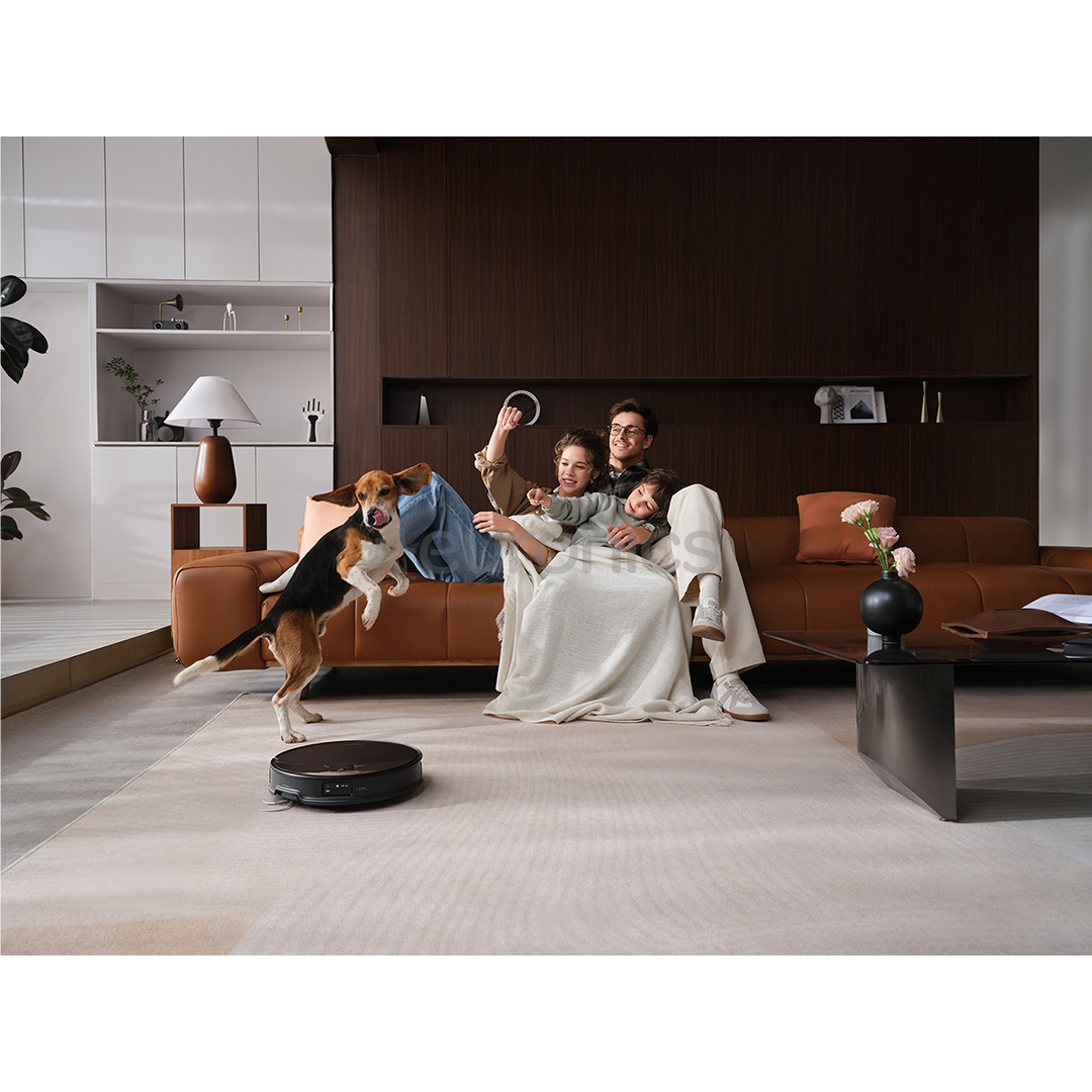 Roborock Saros 10R, сухая и влажная уборка, черный - Робот-пылесос