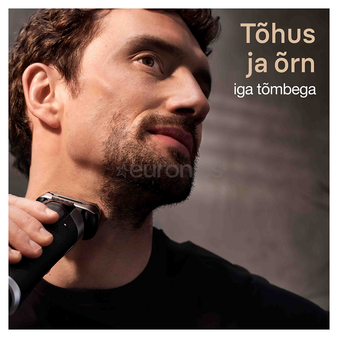 Braun Series 9 Pro+ Wet & Dry, 6-ühes SmartCare keskus ja PowerCase reisikarp, hõbedane - Pardel