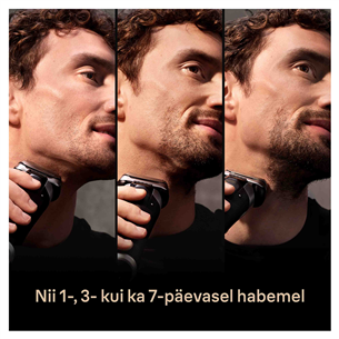 Braun Series 9 Pro+ Wet & Dry, 6-ühes SmartCare keskus ja PowerCase reisikarp, hõbedane - Pardel