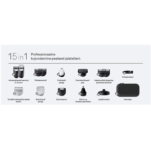 Braun All-in-One, Seeria 7, 15-ühes, tumesinine - Trimmeri komplekt