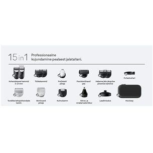 Braun  All-in-One, Series 7, 15-in-1, dark blue - Grooming kit